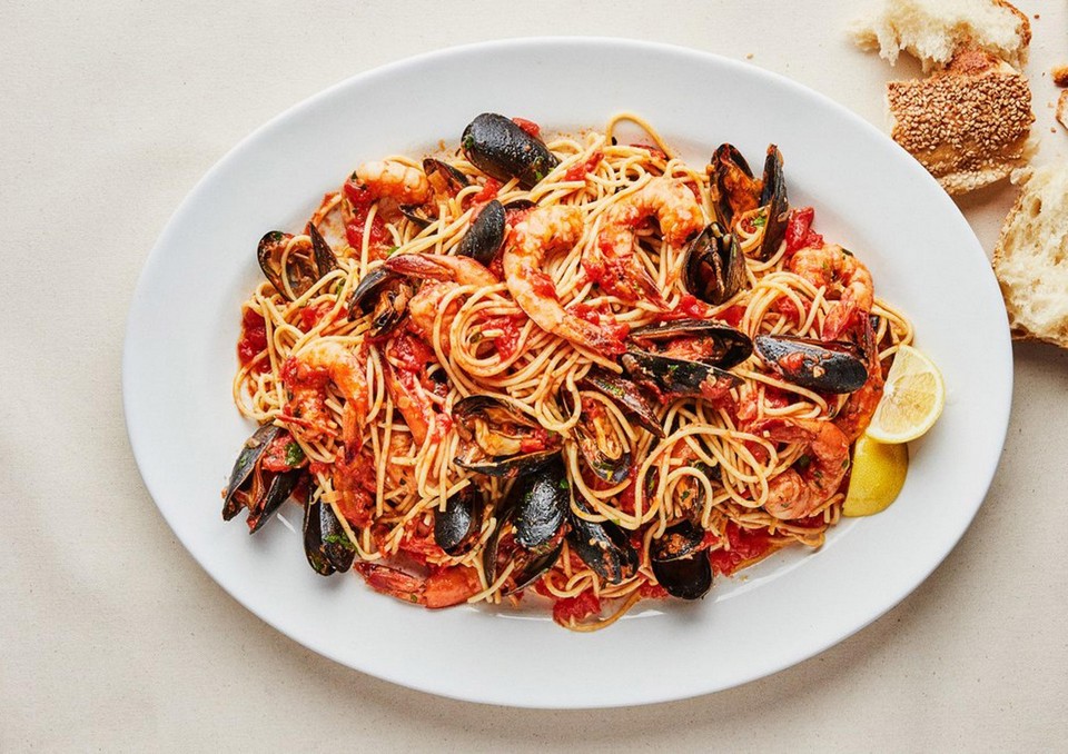 Paste cu fructe de mare