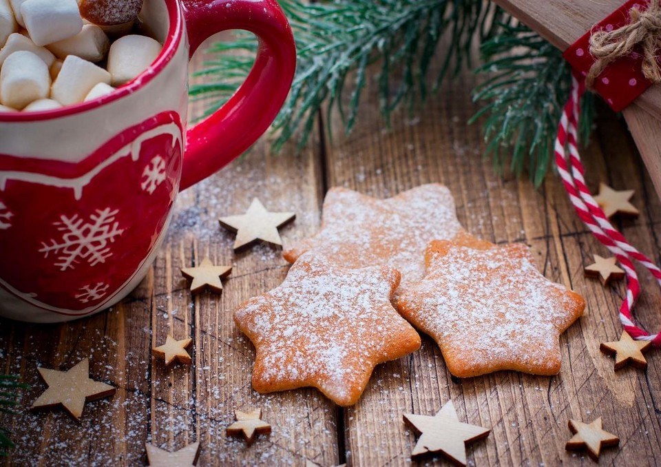 Polvorones fursecuri spaniole de crăciun